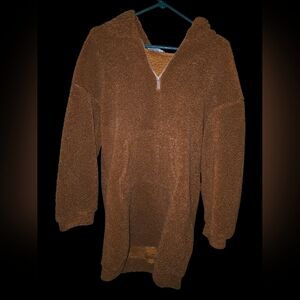 5/97. Simplee Apparel Brown Zip Up Hoodie